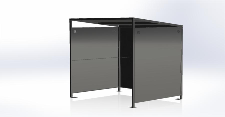 abri vélo/moto cube